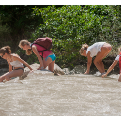 Canyoning  dans l&#039;Estéron