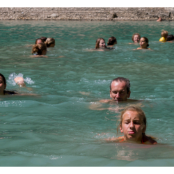 Baignades dans les gorges