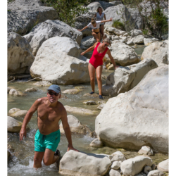 Canyoning  dans l&#039;Estéron