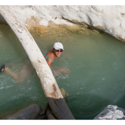 Canyoning  dans l&#039;Estéron