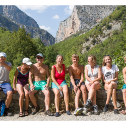 Canyoning  dans l&#039;Estéron