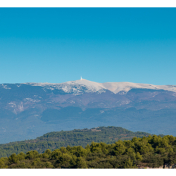 Le mont Ventoux depuis Venasque