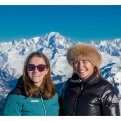 Jeanne Cottin, Mathilde Cottin au Glacier de Bellecôte en 2024